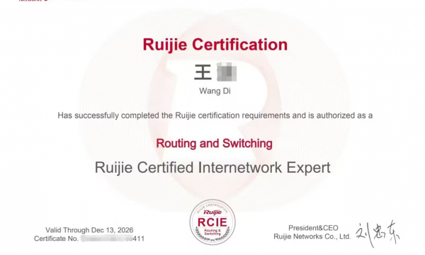 12.14号RCIE新版本考试通过！TOP411